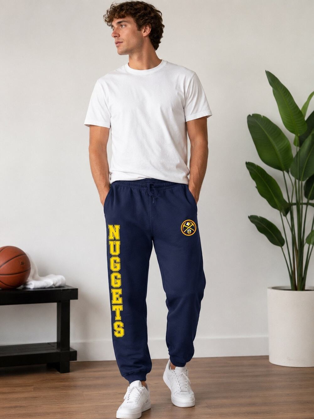 🏀 Ultra Game Denver Nuggets Jogger Pants — 2XL NWT